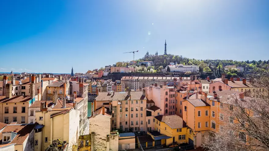 Lyon vue de la Croix Rousse