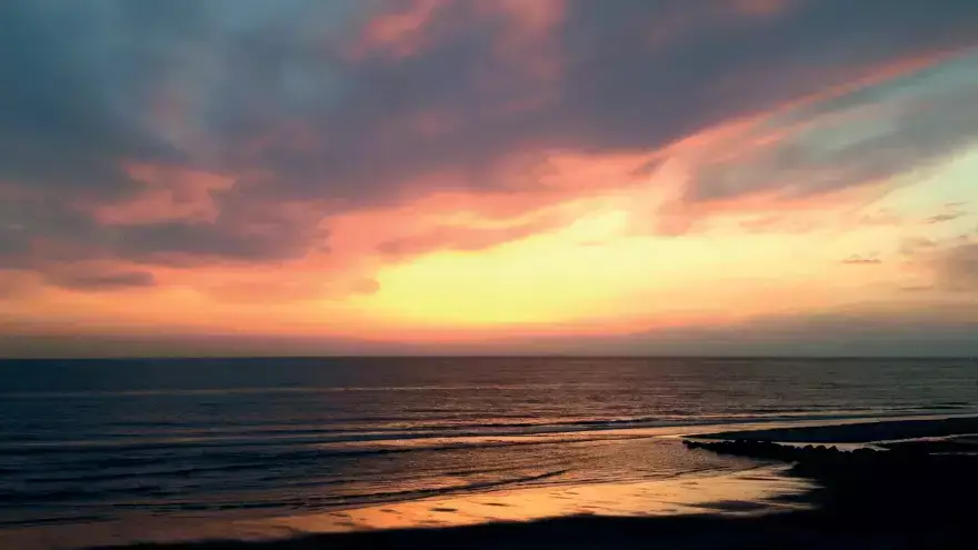 Couché de soleil Océan Atlantique