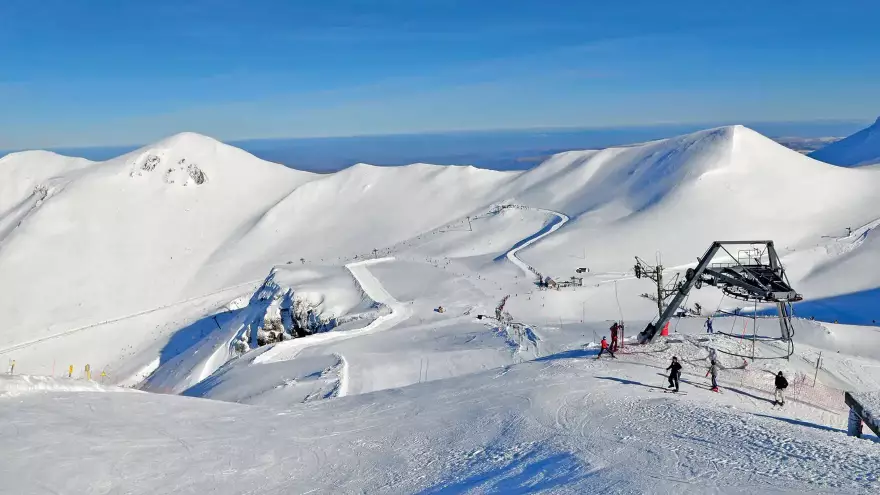 Pistes de ski en Auvergne