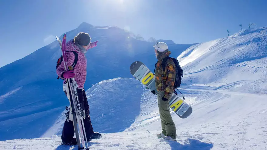 Sur les pistes au soleil