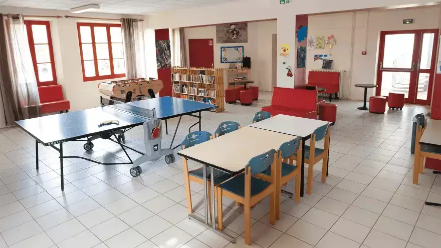 Ping pong babyfoot salle animation