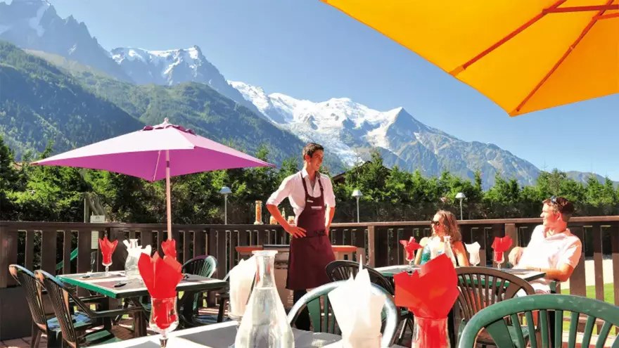 Terrasse Chamonix VTF Les Econtres