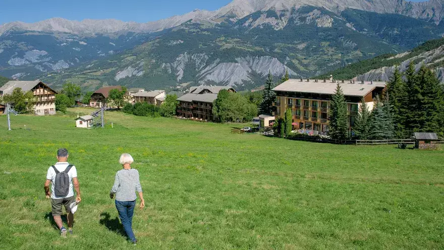 VTF Le Sauze sur Barcelonnette en été