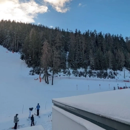 Vue sur les pistes depuis les chambres