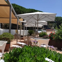 terrasse camping Roca Grossa