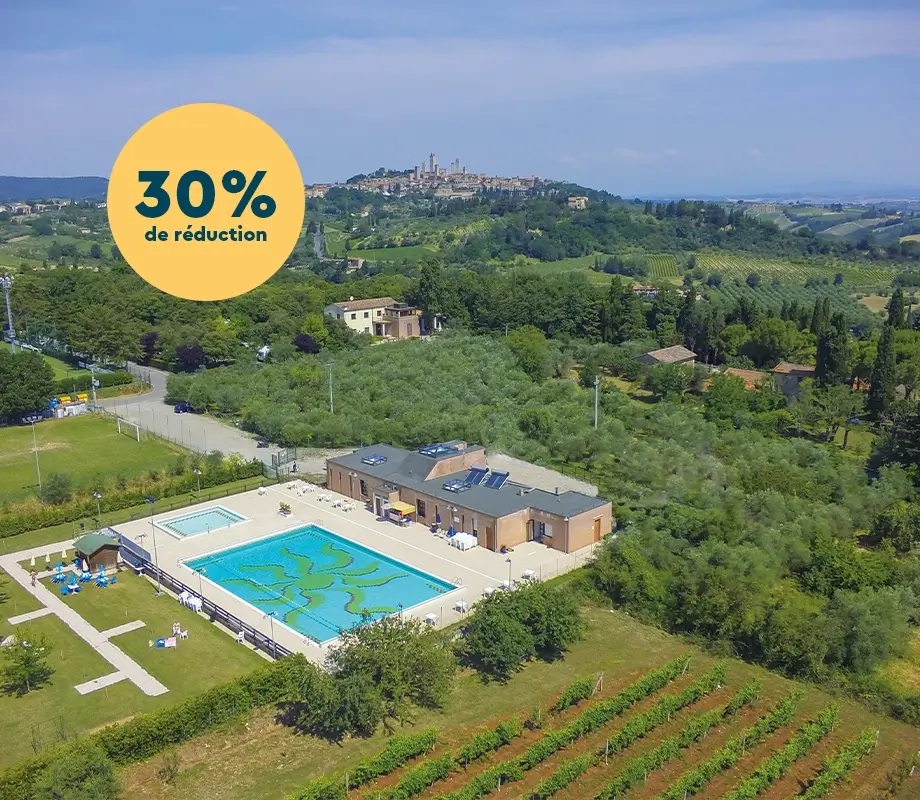 30% de remise  sur vos séjours au Boschetto Di Piemma