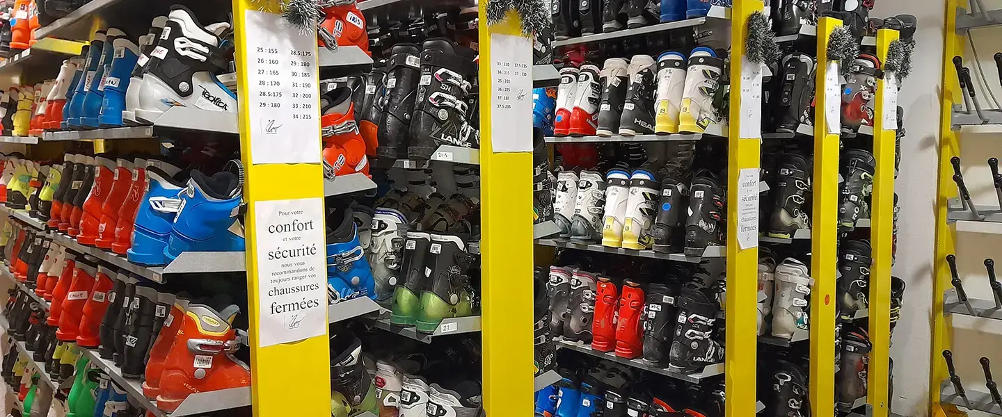 Location matériel de ski sur place pour toute la famille